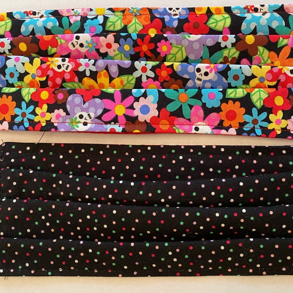 Reversible 100% cotton mask